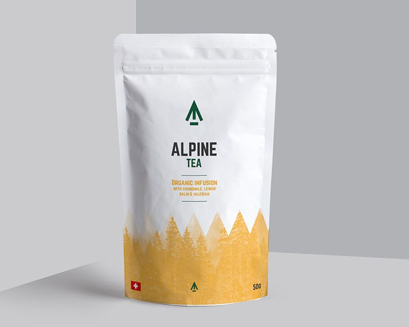alpine tea packaging